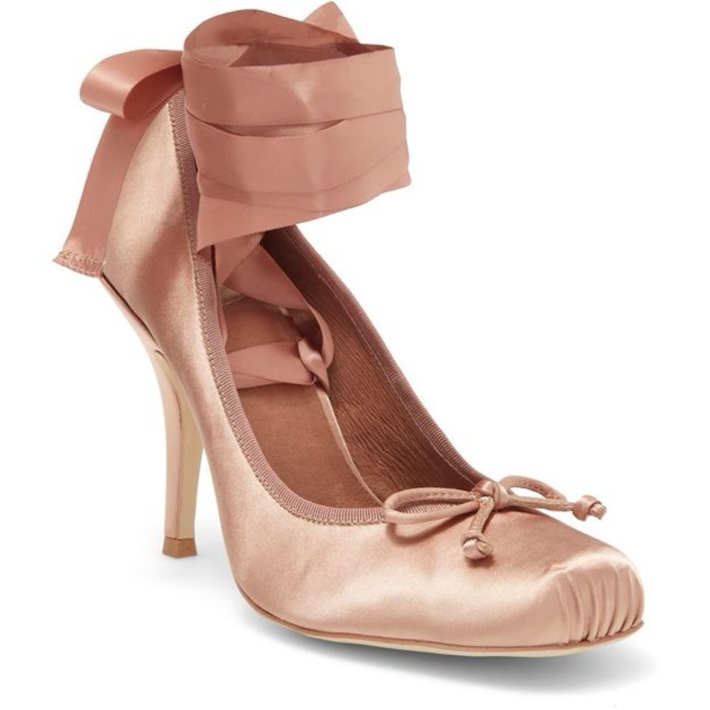 Jeffrey Campbell Pink Satin Heels